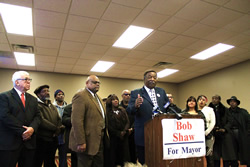 shaw for mayor Shaw runs for Mayor